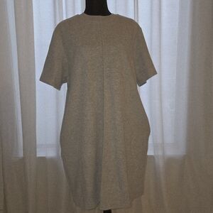 Steve Madden Heather Gray Short Sleeve Tunic